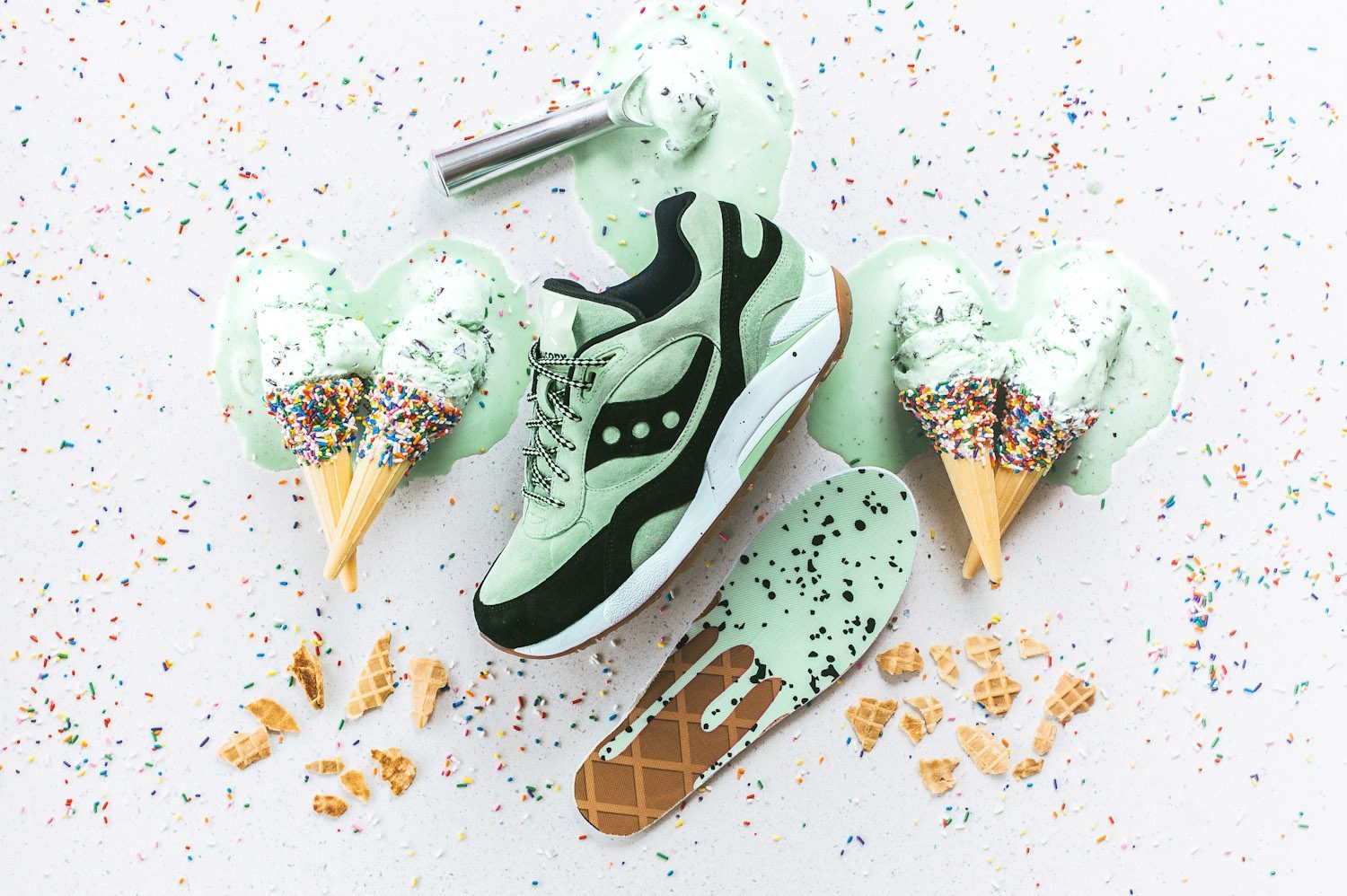 Saucony Originals G9 Shadow 6 Scoops Pack Mint Chocolate Chip