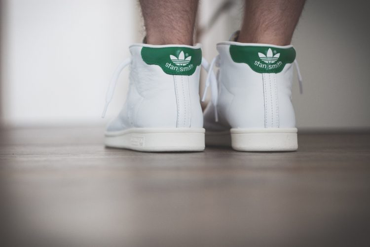 adidas originals stan smith in white and mint green