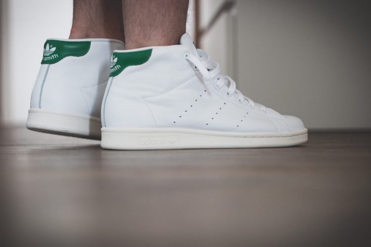 adidas originals stan smith in white and mint green