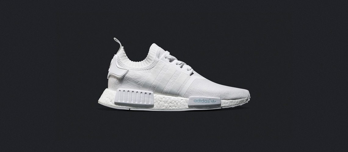 adidas NMD R1 Primeknit All White